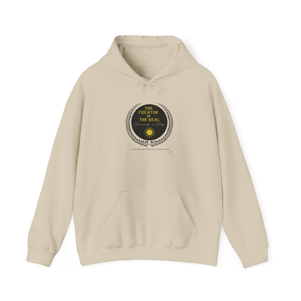 Thumbnail: The Creator is The Real Commander in Chief Hooded Sweatshirt for Women