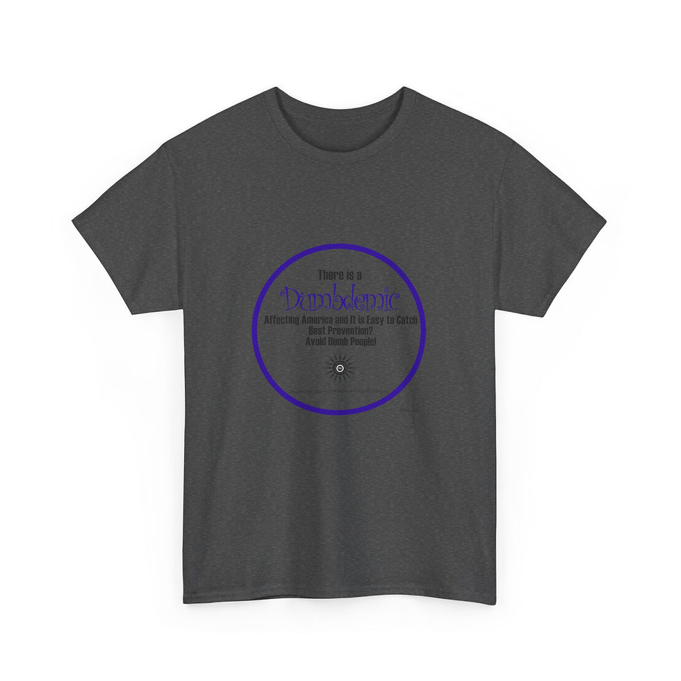 Thumbnail: There is a Dumbdemic Cotton Tee For Men