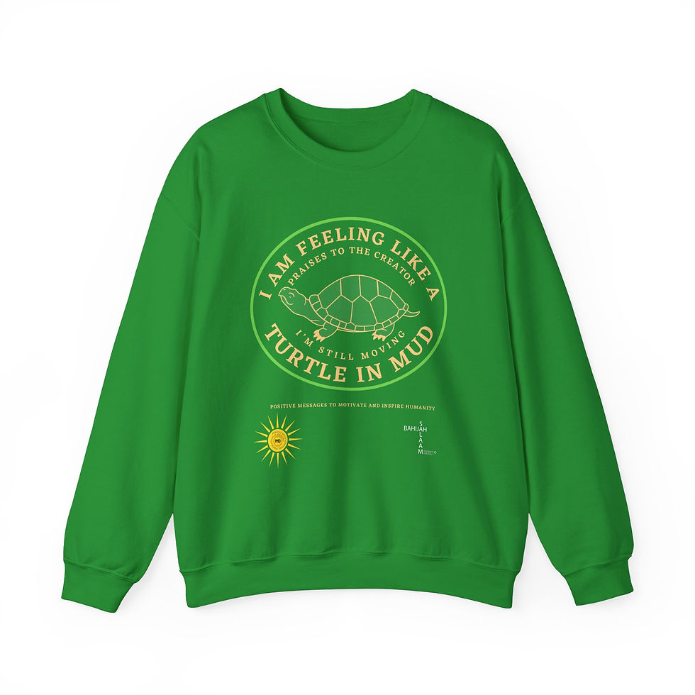Thumbnail: Feeling Like a Turtle in Mud Heavy Blend™ Crewneck Sweatshirt for Women