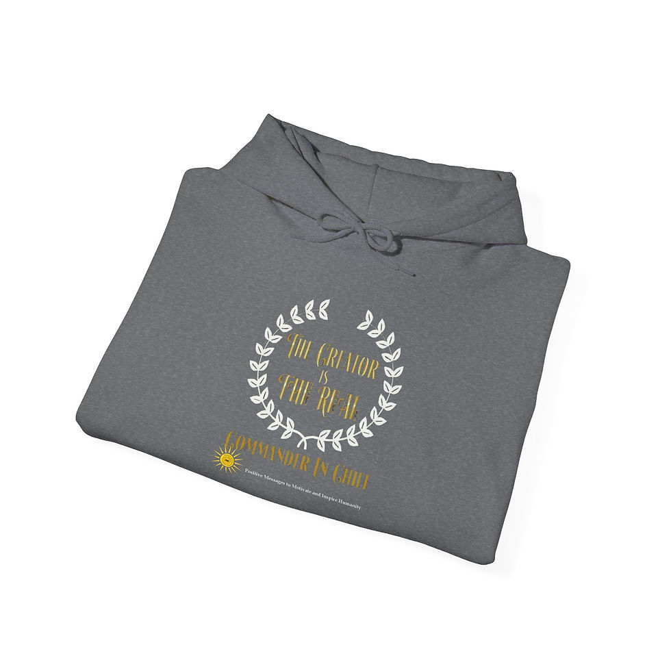 Thumbnail: The Creator is the Real Commander in Chief Hooded Sweatshirt for Women