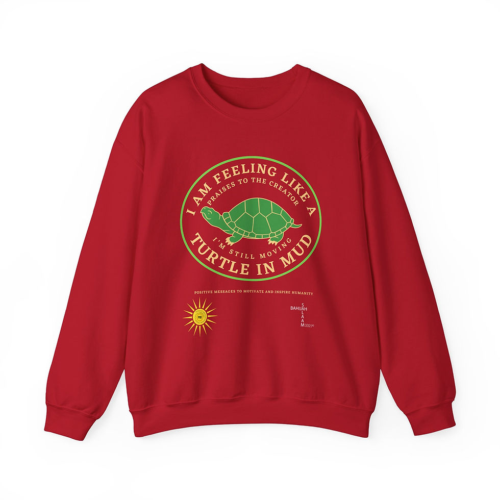 Thumbnail: Feeling Like a Turtle in Mud Heavy Blend™ Crewneck Sweatshirt for Women