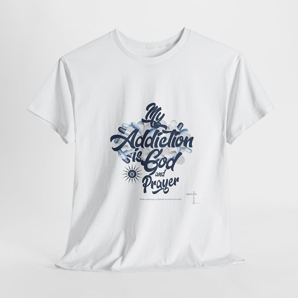 Thumbnail: My Addiction is God and Prayer Women's Cotton Tee