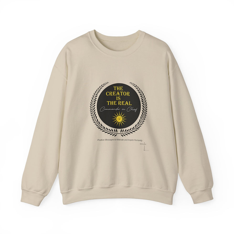 Thumbnail: The Creator is The Real Commander in Chief Crewneck Sweat for Women