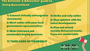 The Activists’ & Advocates’ guide to being Quarantined