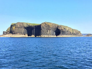 The cliffs of Staff in Scotland