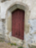 The west door of the church