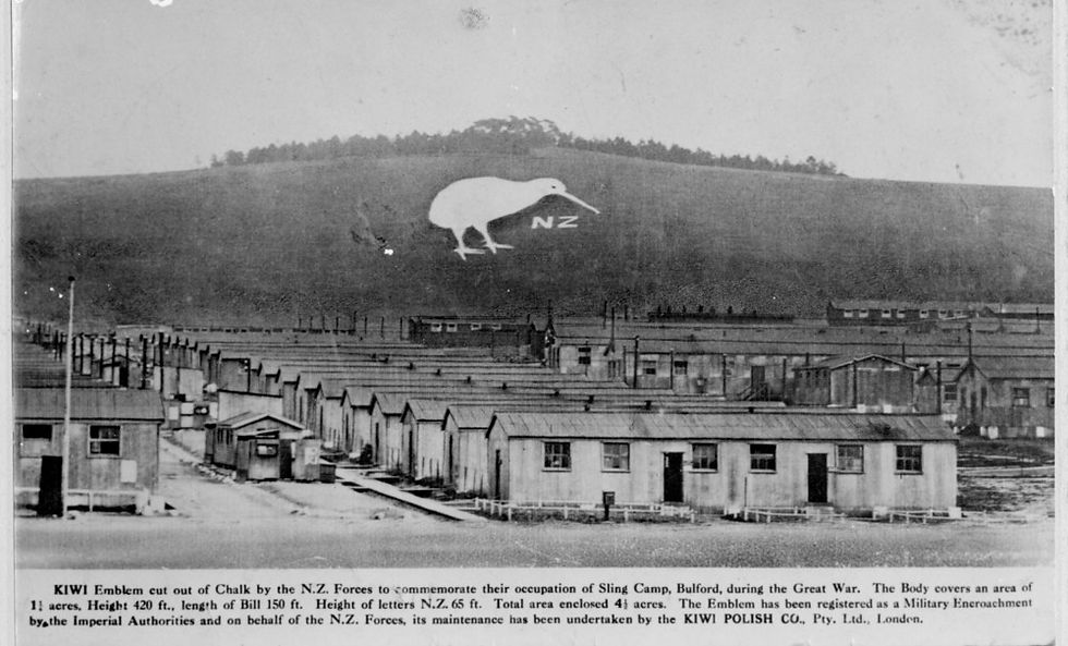 The Bulford Kiwi and Sling Camp during World War 1