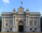 The outsid eof the Natioal Maritime Museum in Greenwich