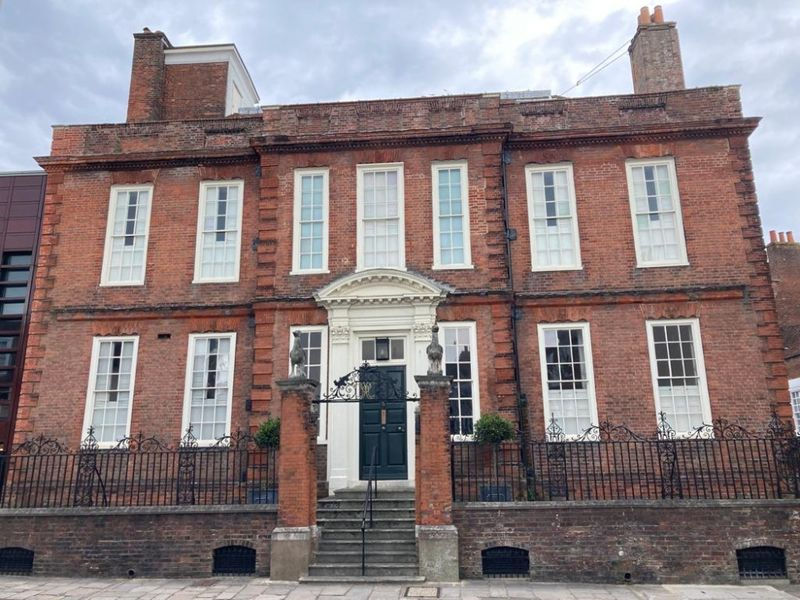 The exterior of Pallant house