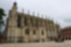 The exterior of the chapel at Eton