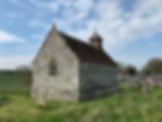 The outside of the church at Fifield Bavant