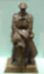 Small statue of an artillery soldier