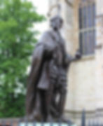 The statue of King Henry VI in the Schoolyard
