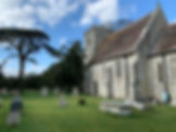 The church and graveyard at Odstcok village