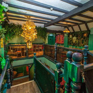 The quirky interior of Tinga Restaurant in Salisbury