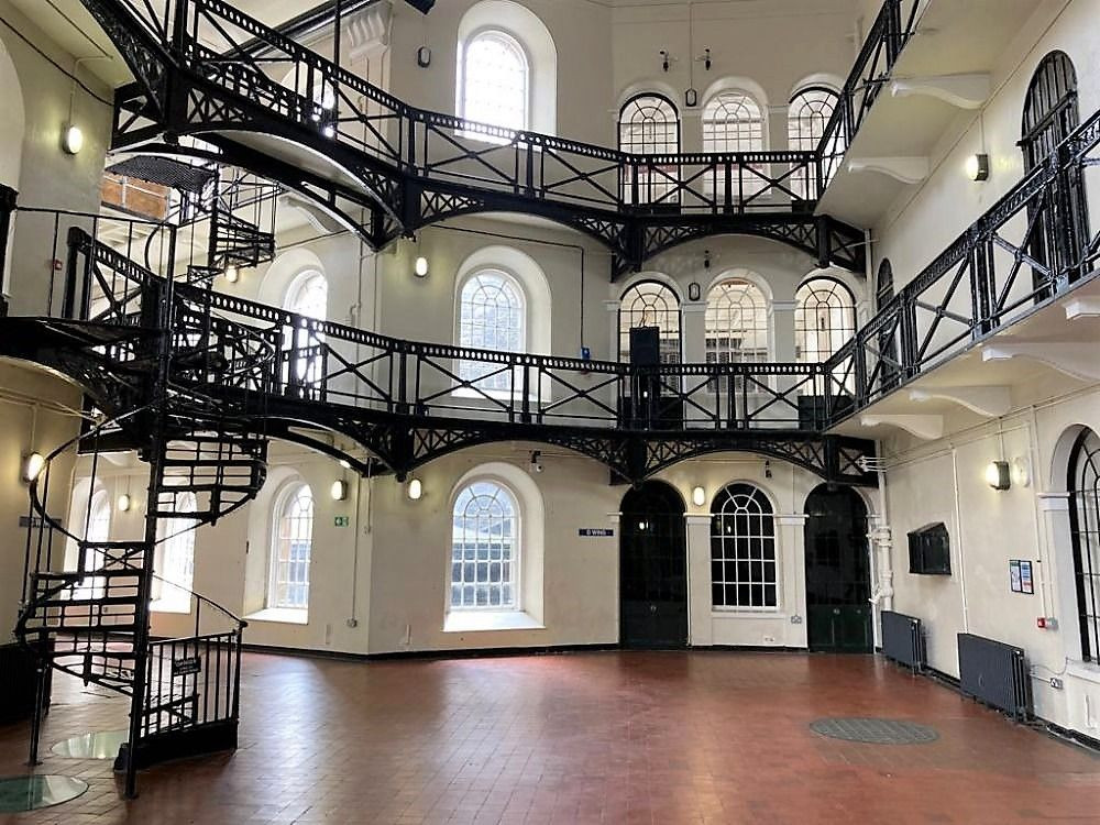 The central hub in Crumlin Gaol