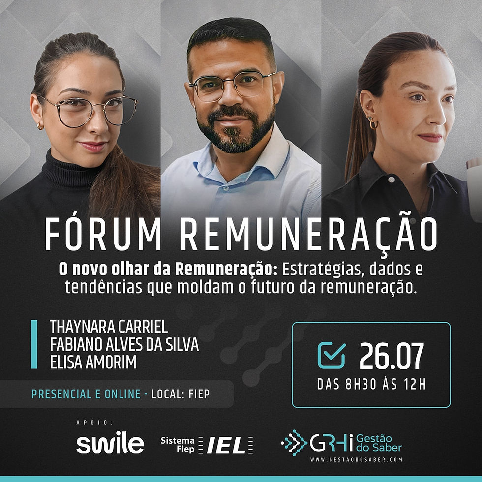 Fórum de Remuneração 2025 - Estratégias, dados e tendências que moldam o futuro da remuneração