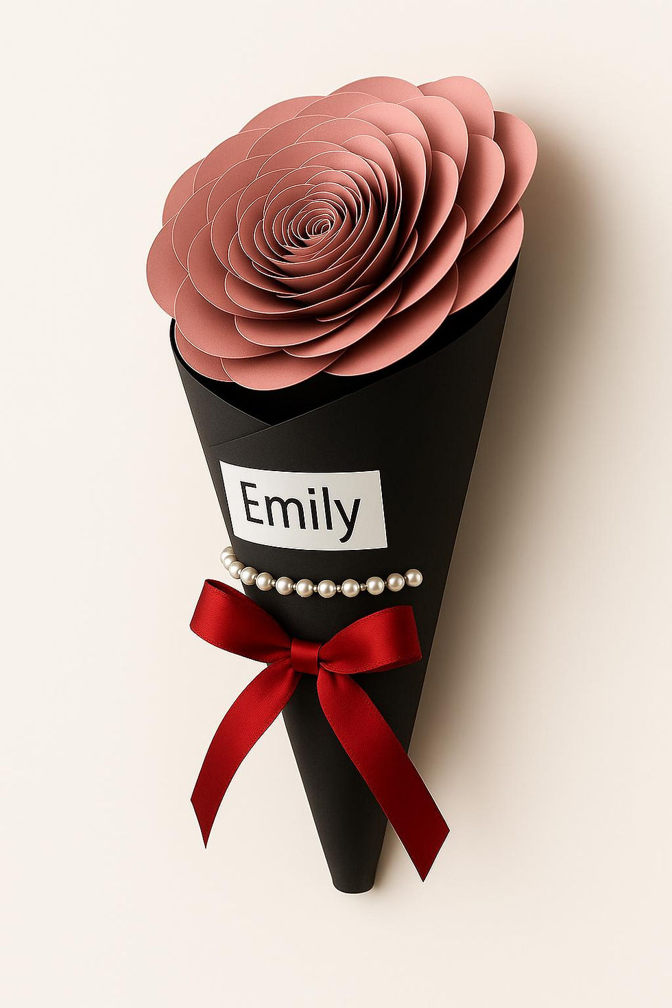 Customise Handmade Paper Rose Bouquet Gift for Her