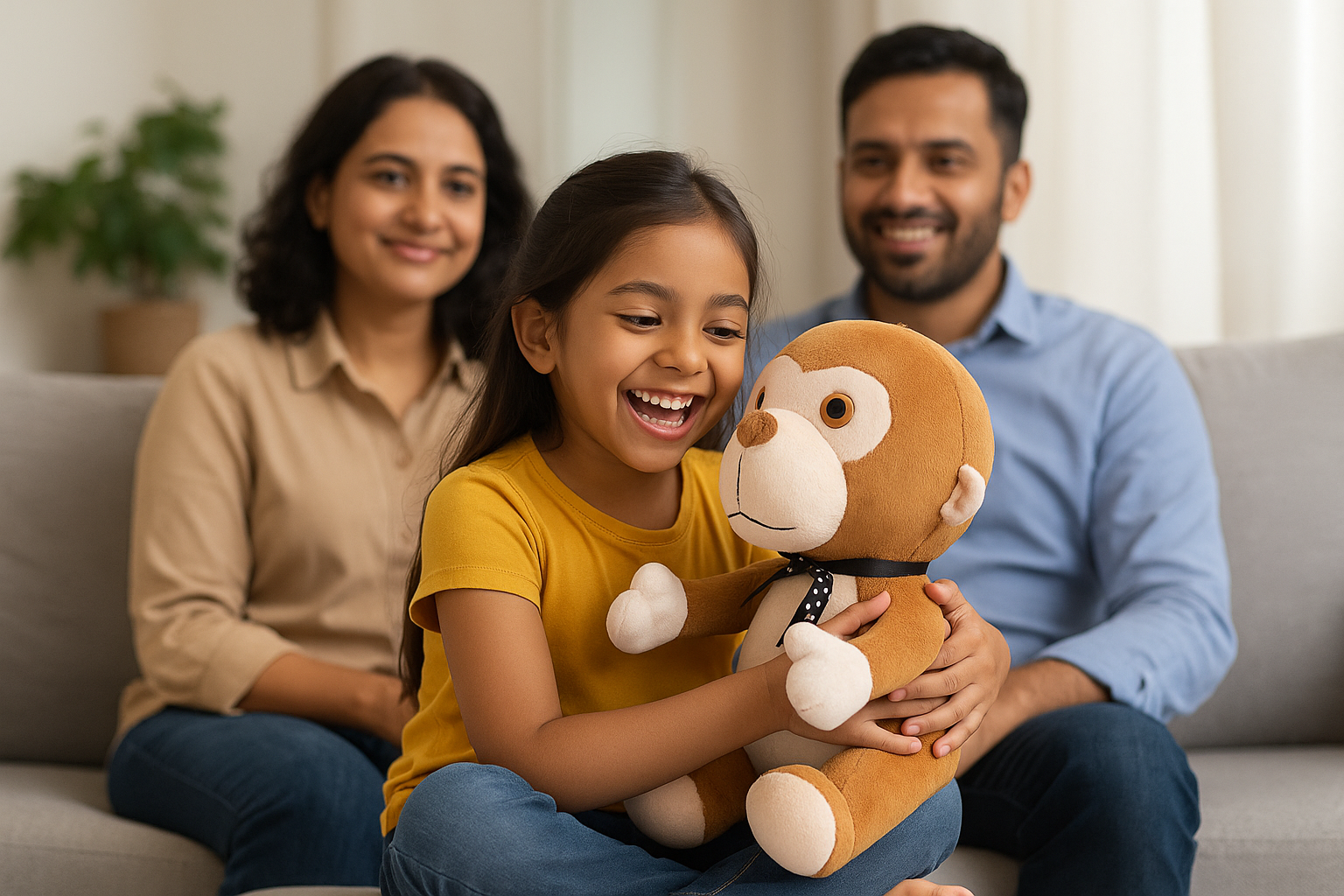 Stuffie Buddy Plush Monkey Toy