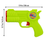 Thumbnail: Stuffie buddy Green Soft Bullet Toy Gun with Target – Fun Shooting Game for Kids