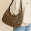 Thumbnail: Leopard Print Shoulder Bag – Trendy Animal Print Hobo Purse, Faux Leather Strap
