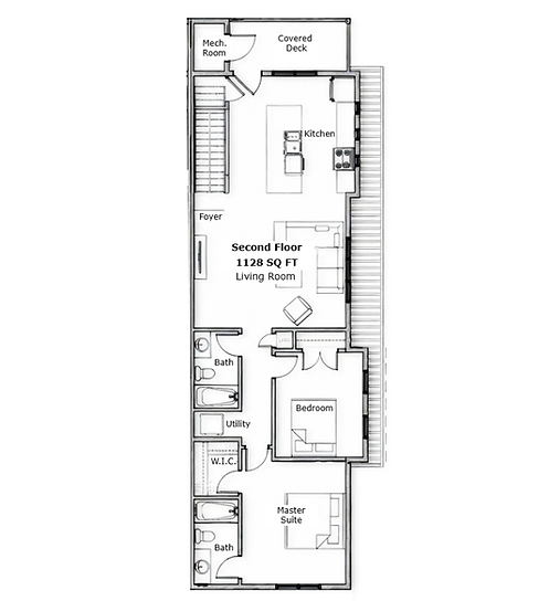 montarise landing 2 bedroom layout A floorplan