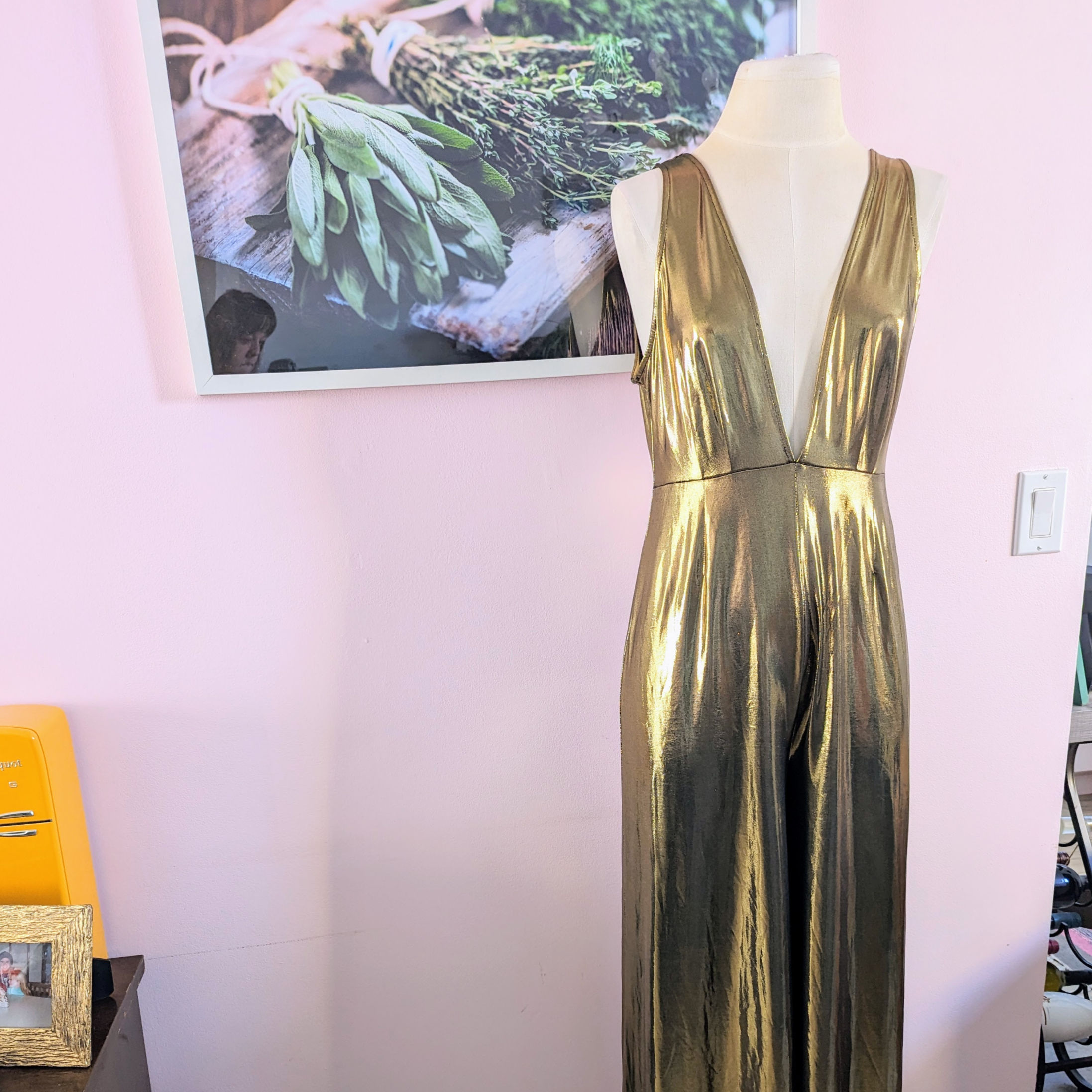 Gold Jumpsuit
