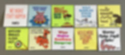 Illustrations on post-it notes