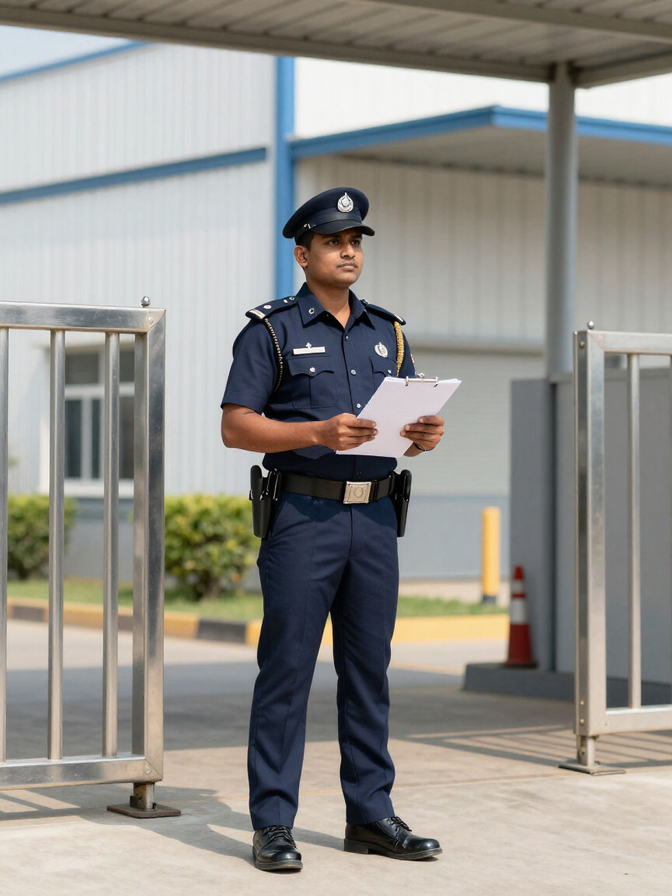 Industrial facility maintenance site in India