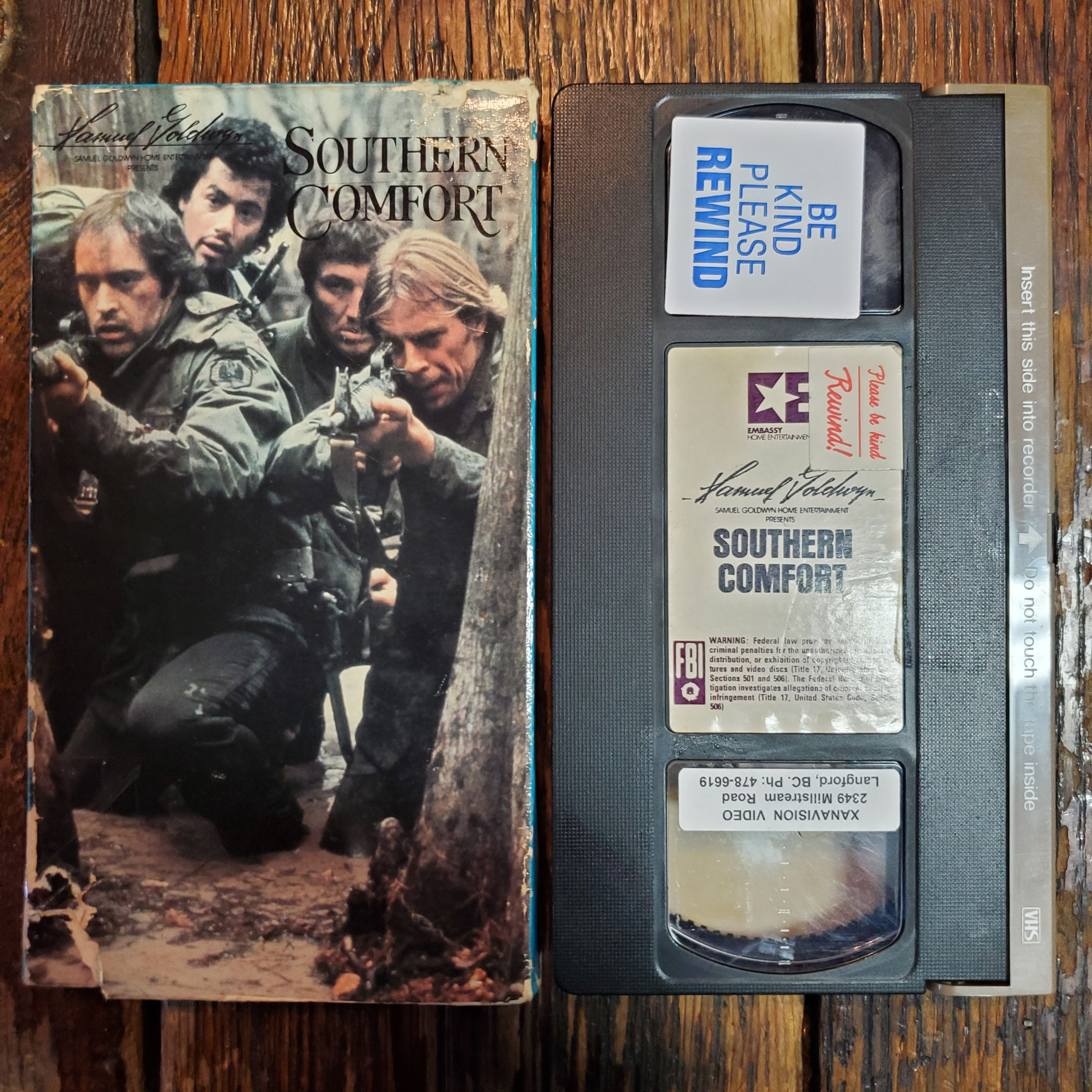 SOUTHERN COMFORT - VHS Tape
