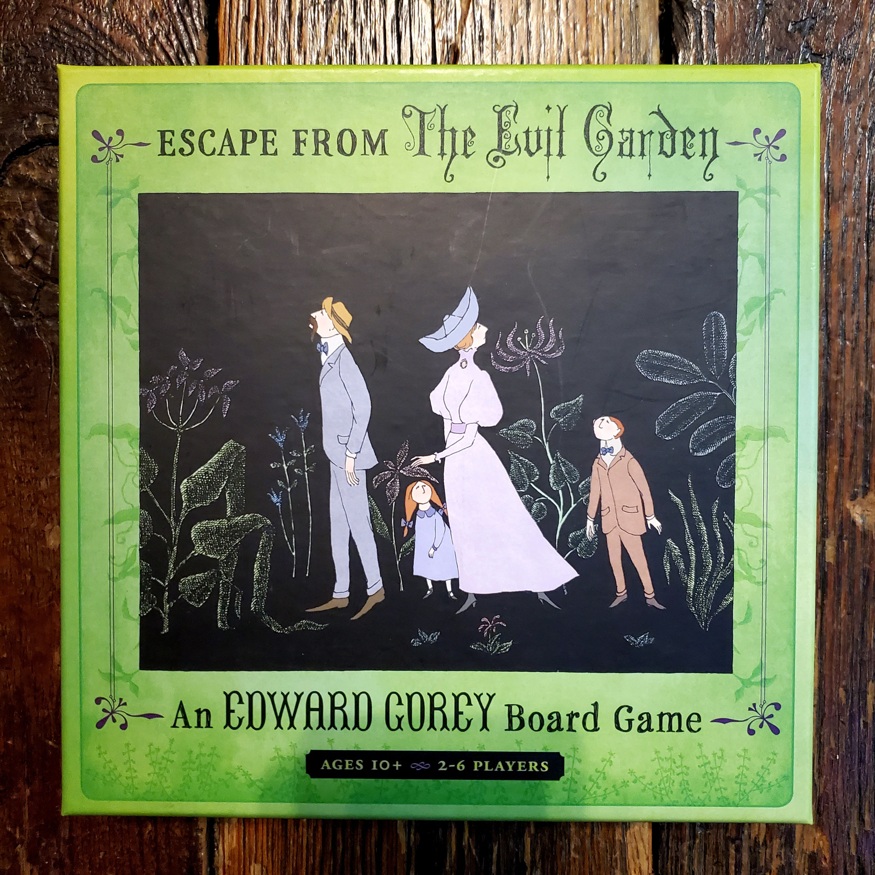 ESCAPE FROM THE EVIL GARDEN - Edward Gorey Board Game