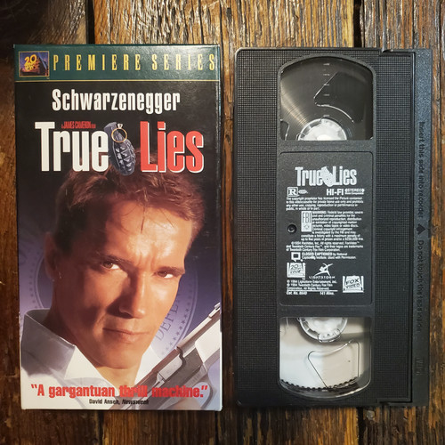 TRUE LIES - VHS Tape | CAVITY CuriosityShop