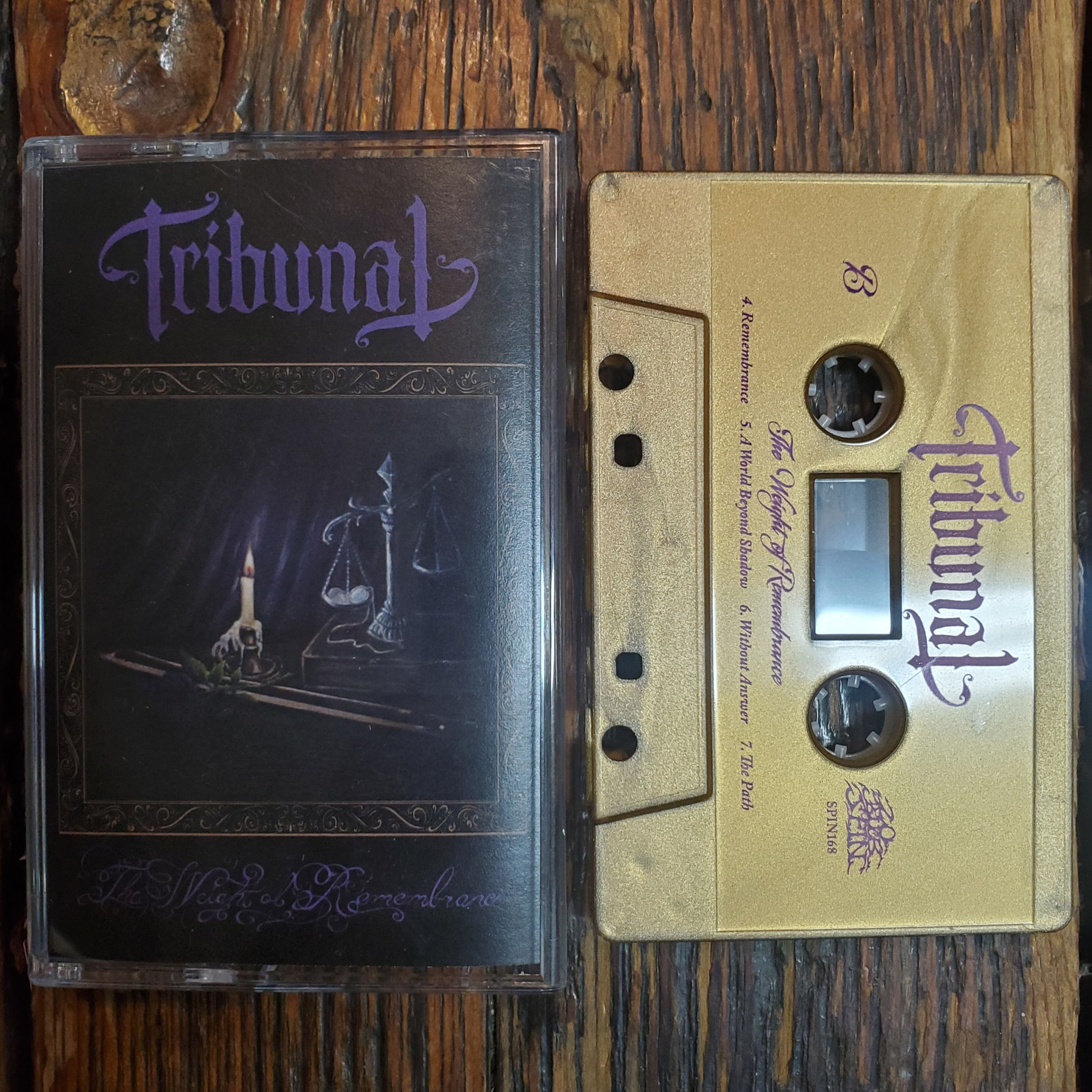 TRIBUNAL : The Weight of Remembrance - Gold Cassette Tape