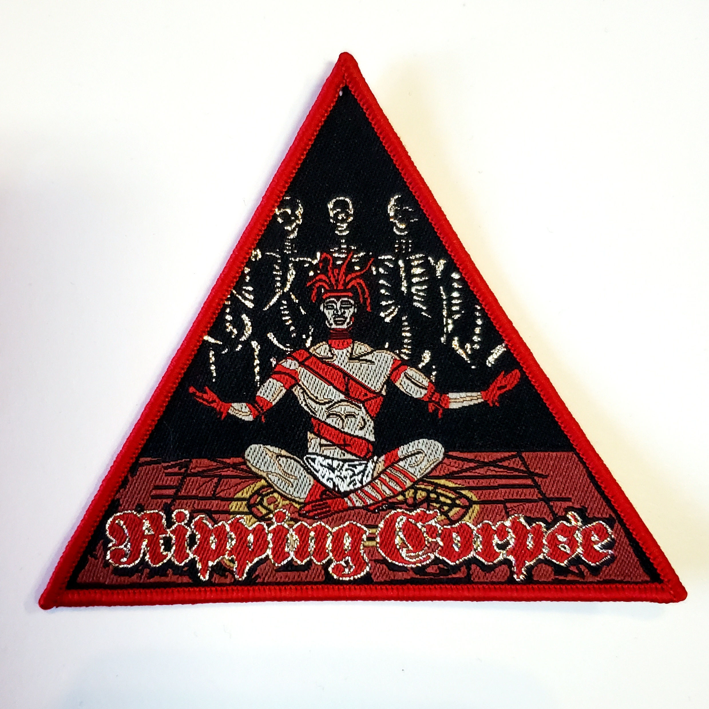 RIPPING CORPSE - Triangle Embroidered Patch