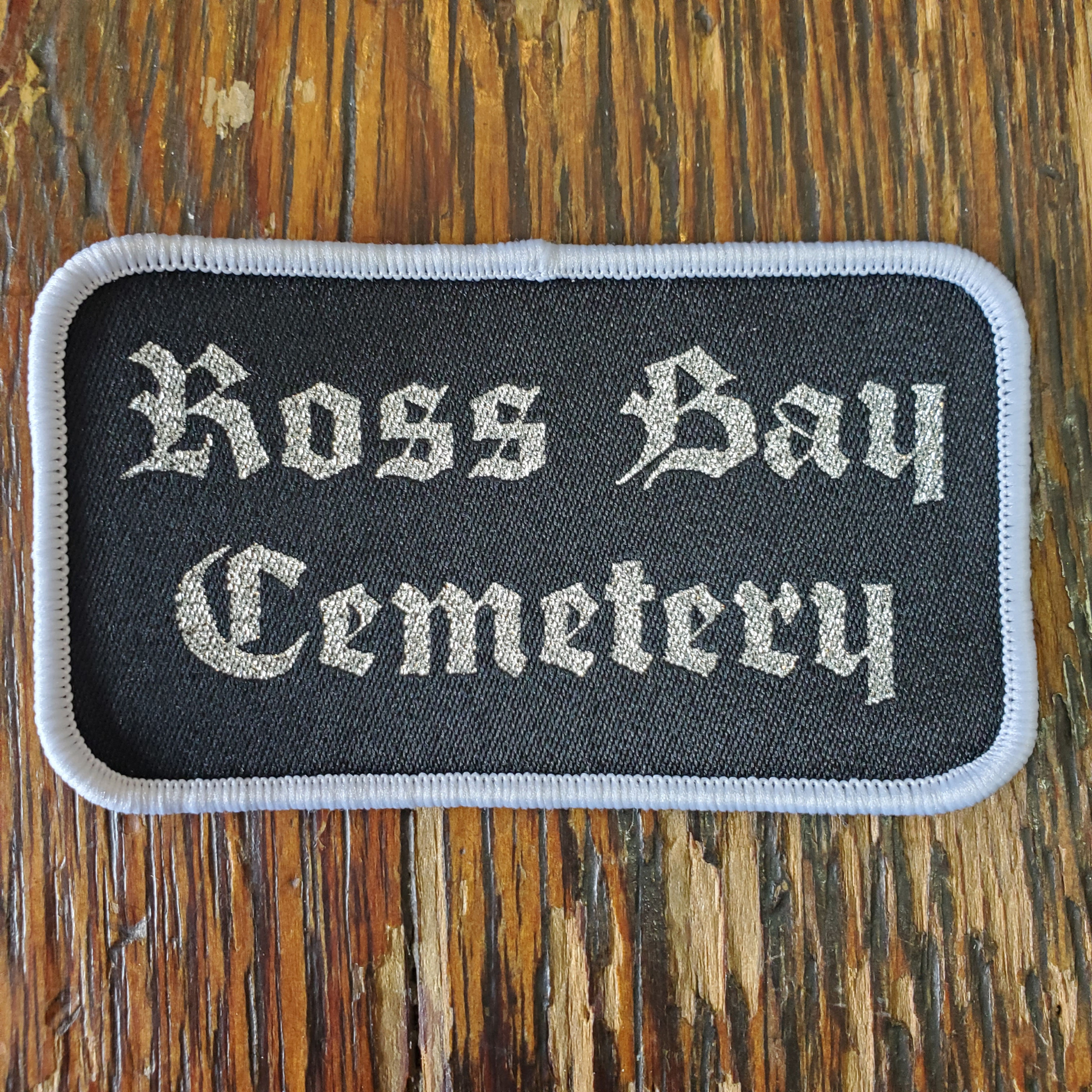 ROSS BAY CEMETERY - Embroidered Patch (White Border)