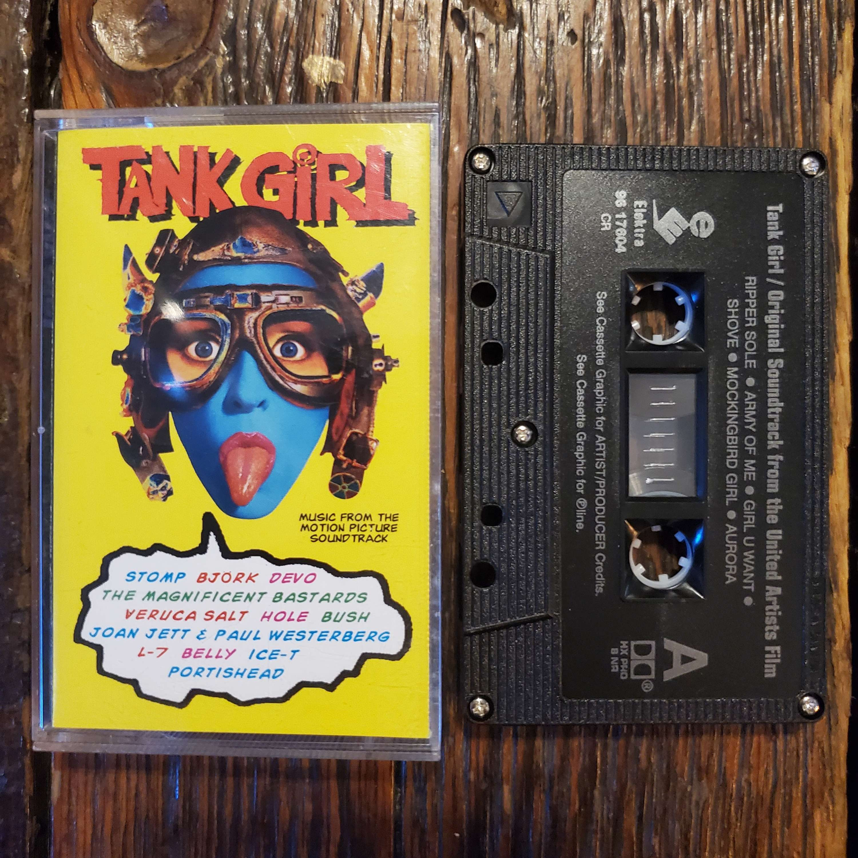 TANK GIRL Soundtrack - Cassette Tape