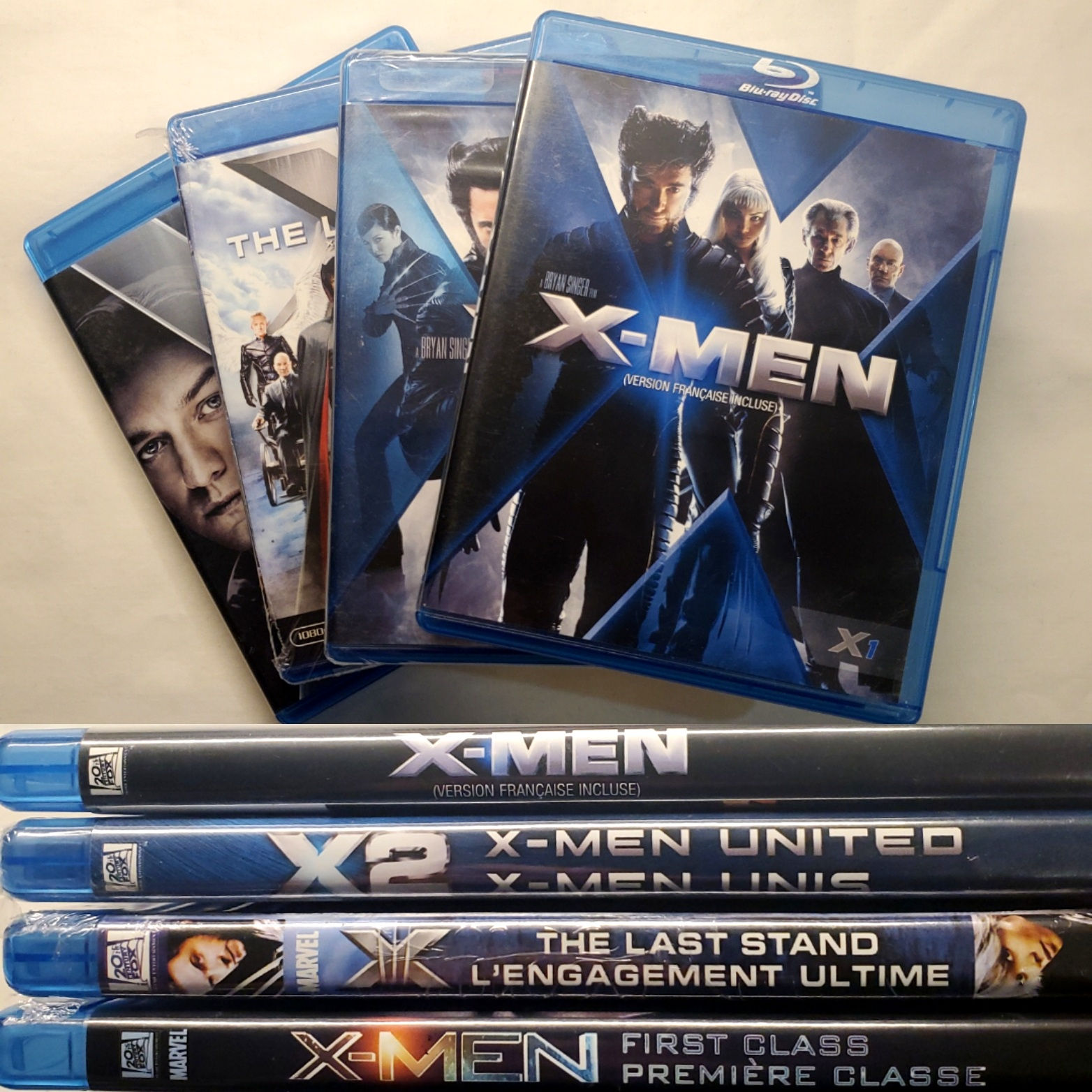 X MEN BUNDLE - 4 x Blu-ray