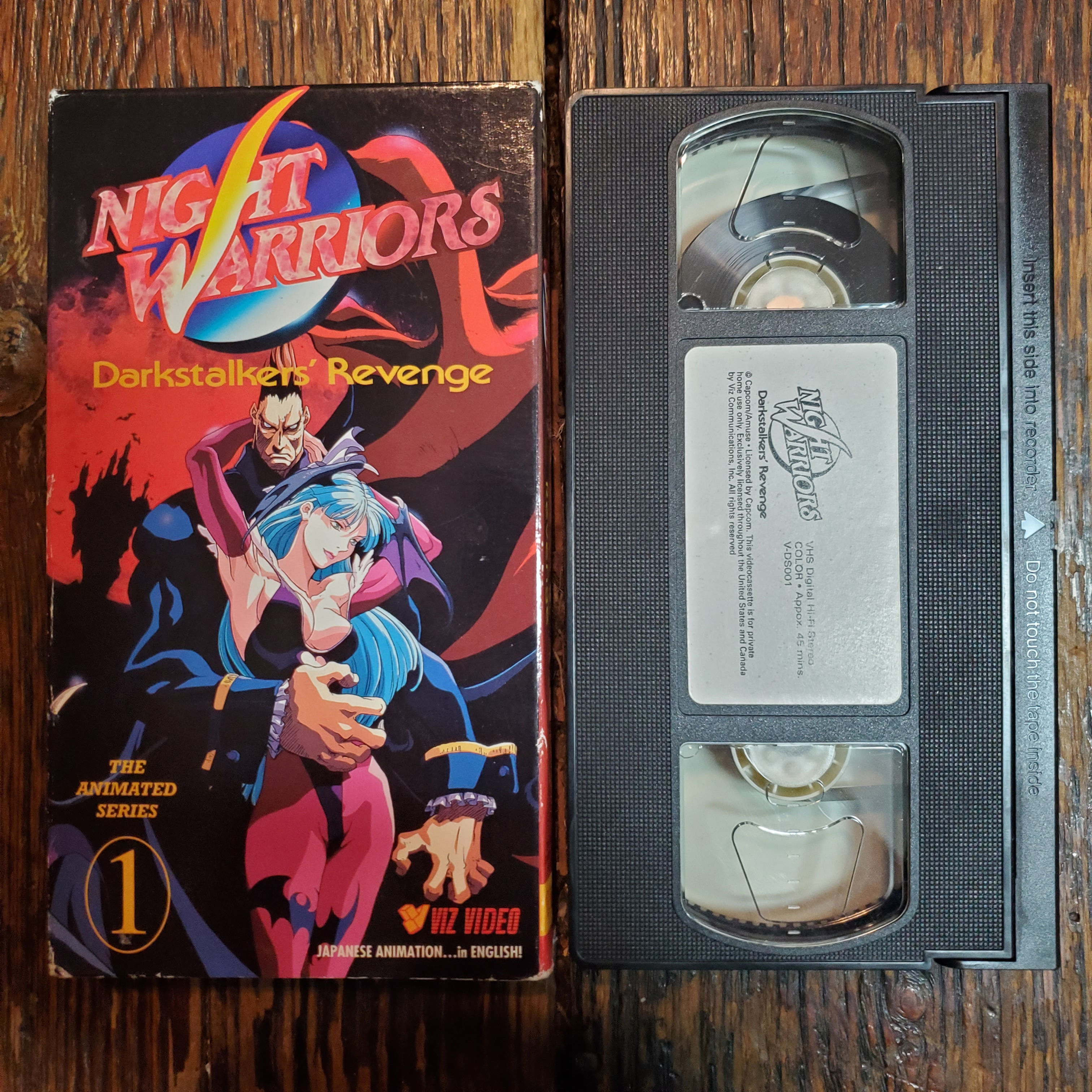 NIGHT WARRIORS Darkstalker's Revenge - VHS Tape