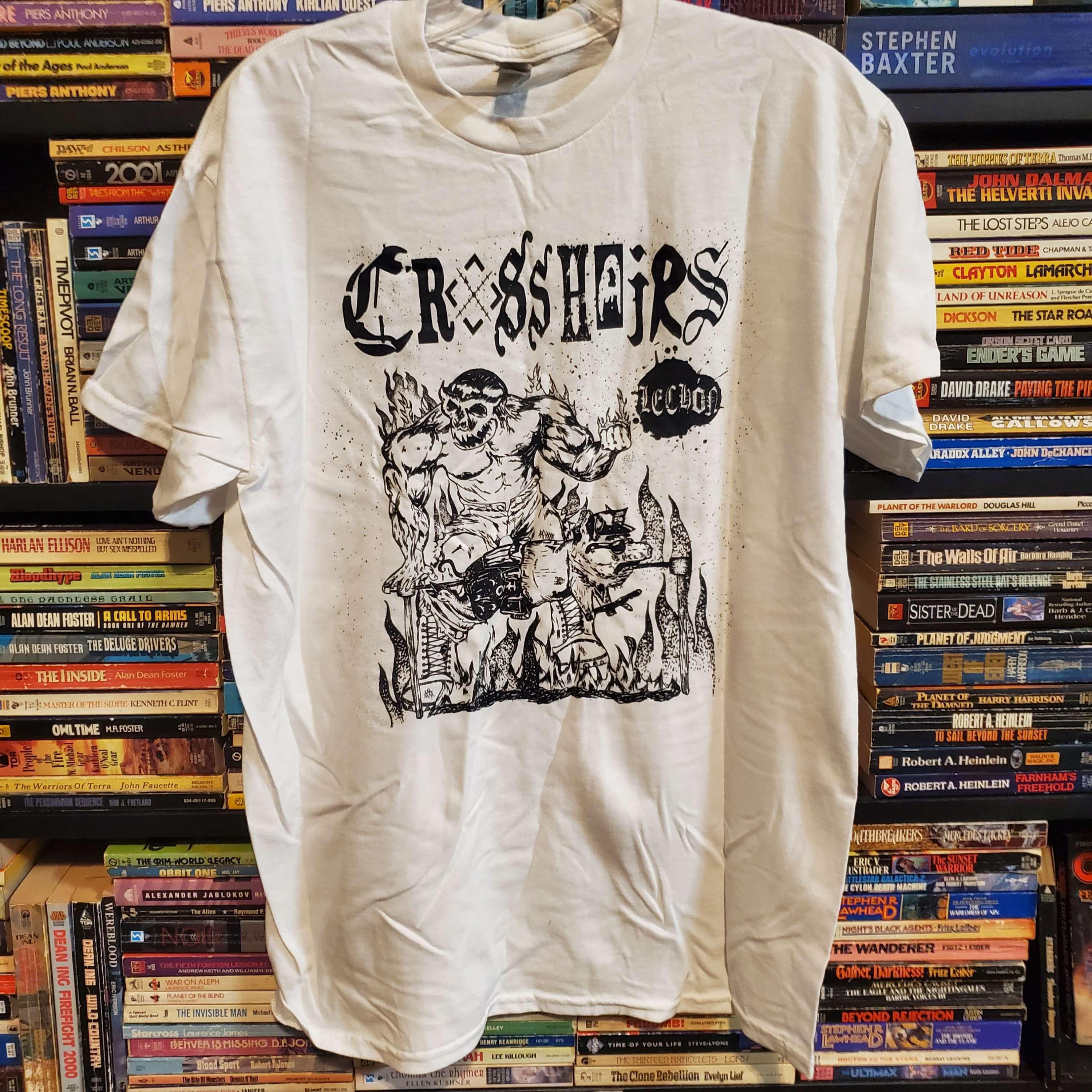 CROSSHAIRS - Small White Shirt (NEW! 2022 Local Punk)