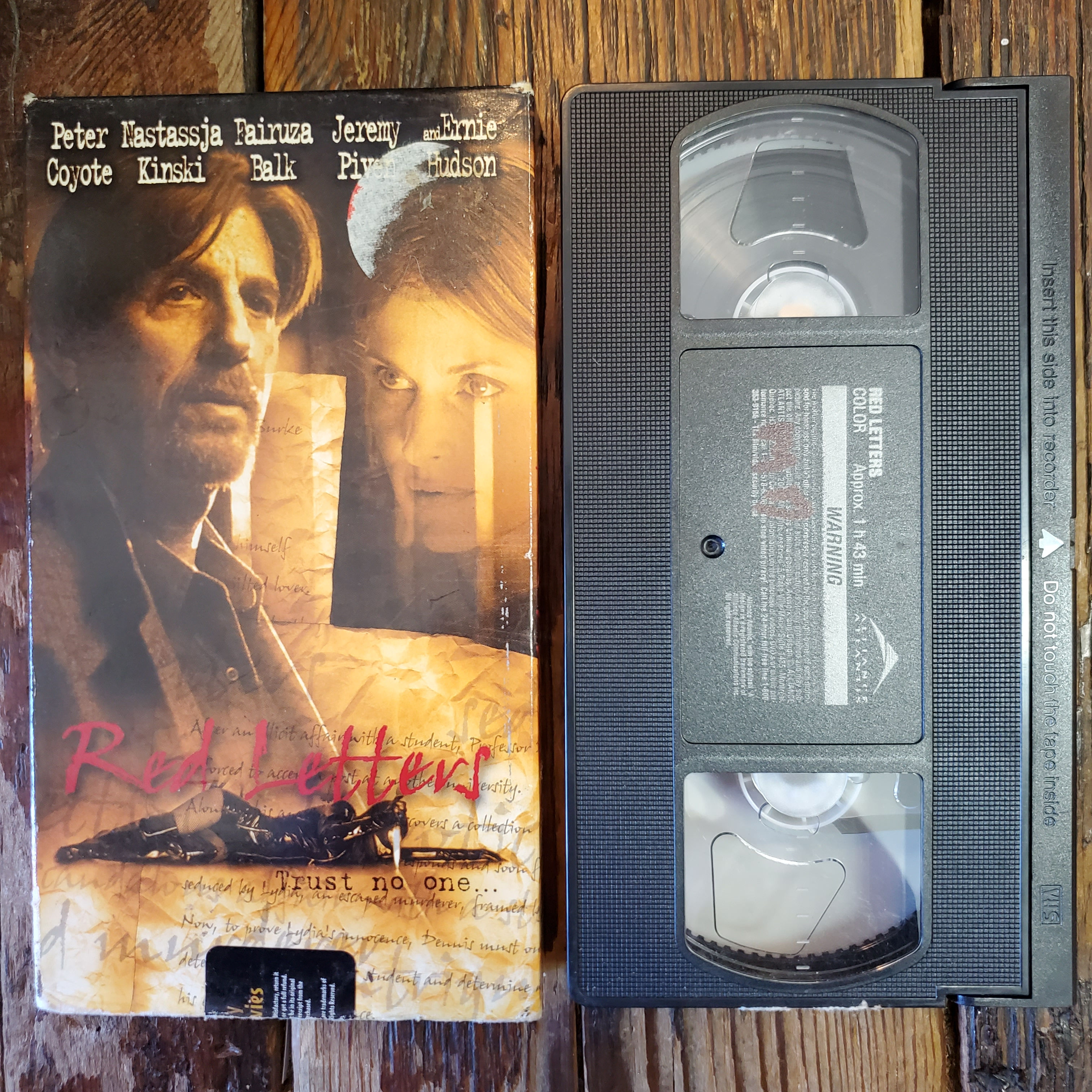 RED LETTERS - VHS Tape