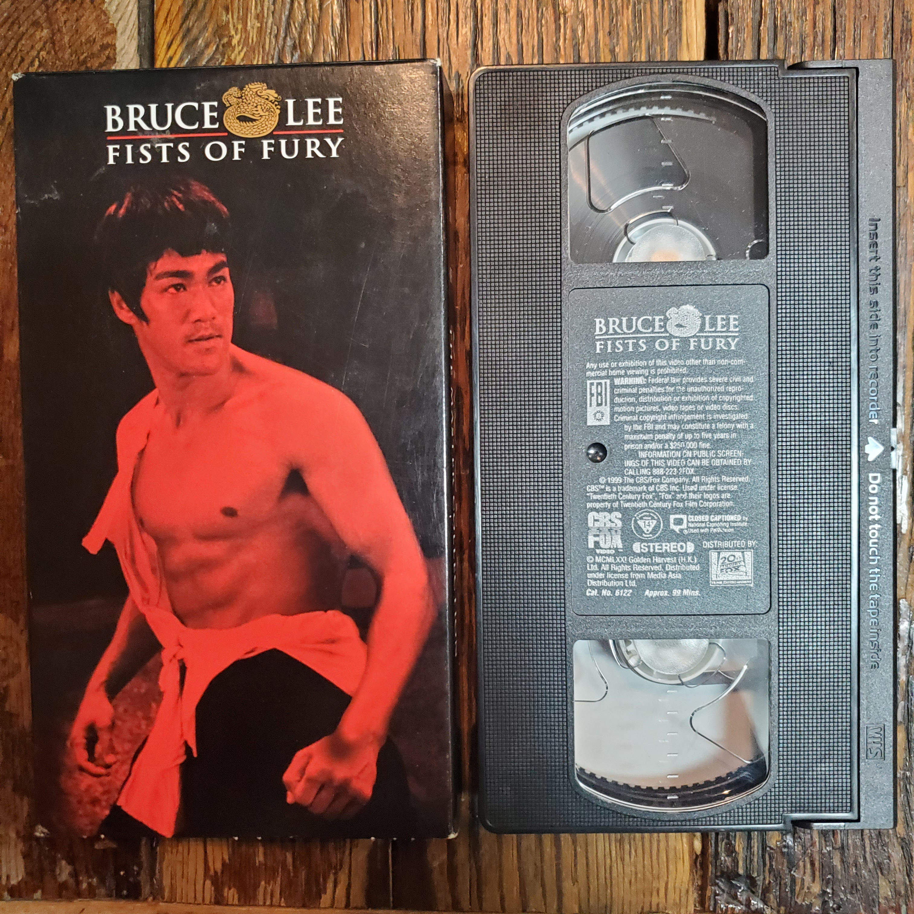 FISTS OF FURY - VHS Tape