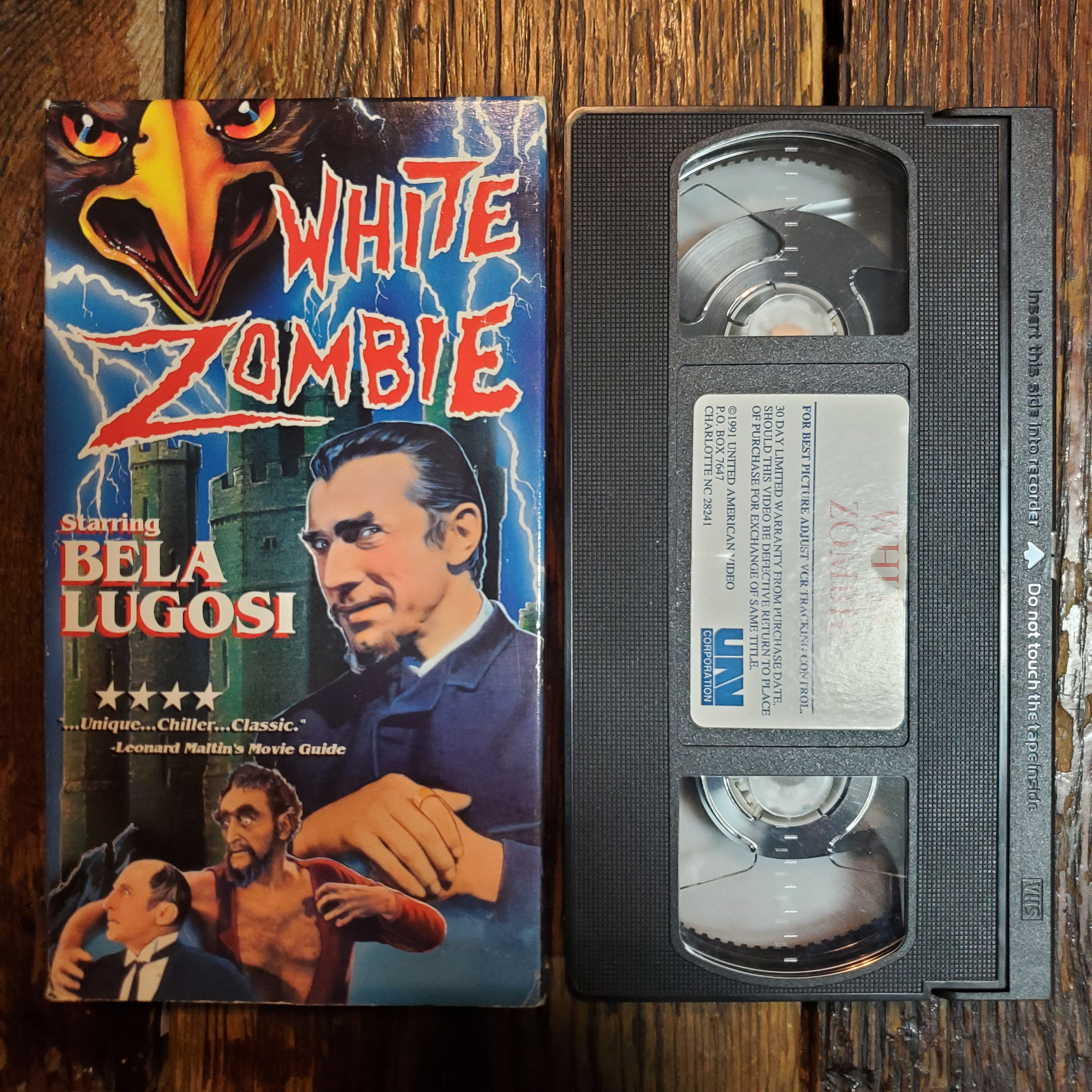 WHITE ZOMBIE - VHS Tape