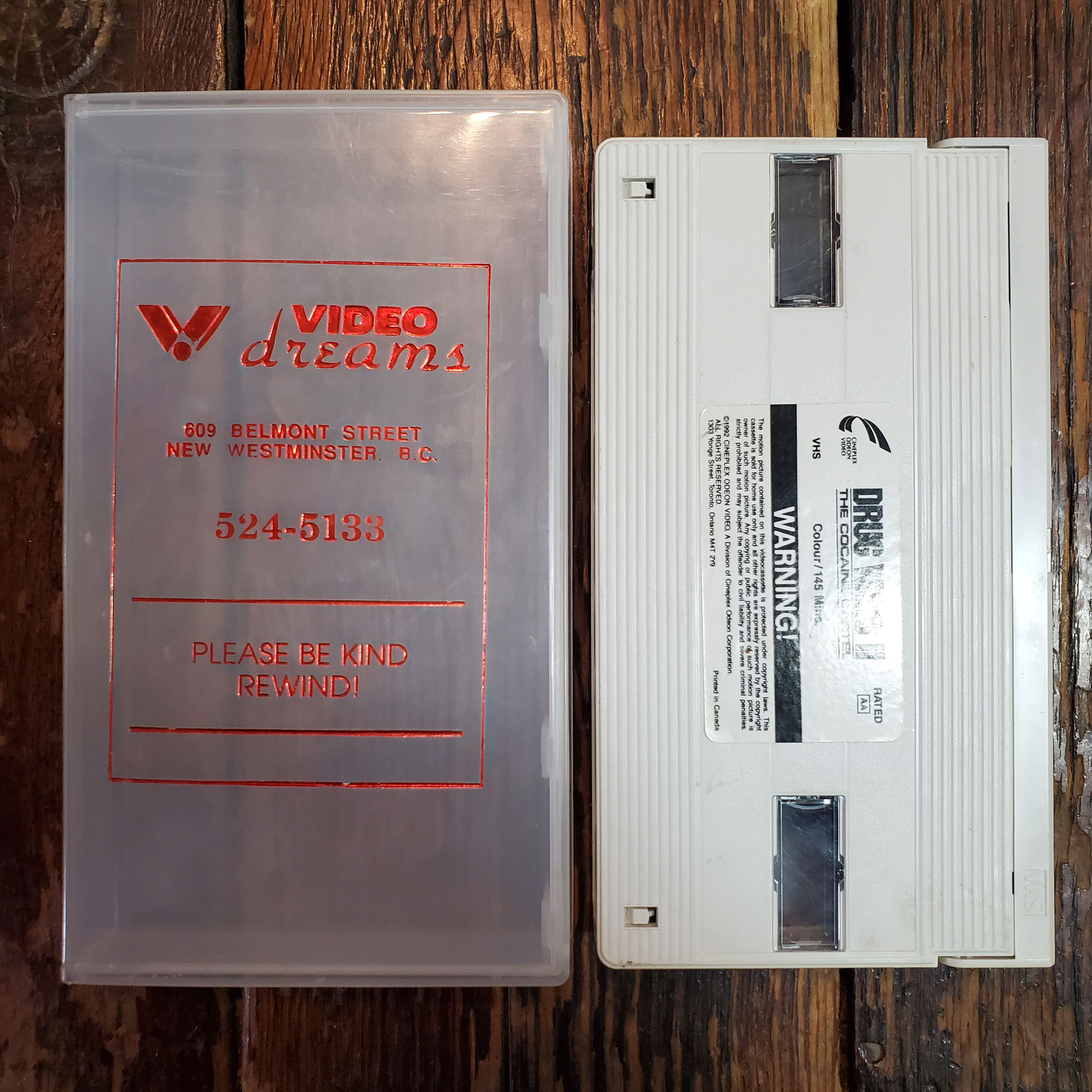 DRUG WARS 2 - VHS Tape (No Cover)