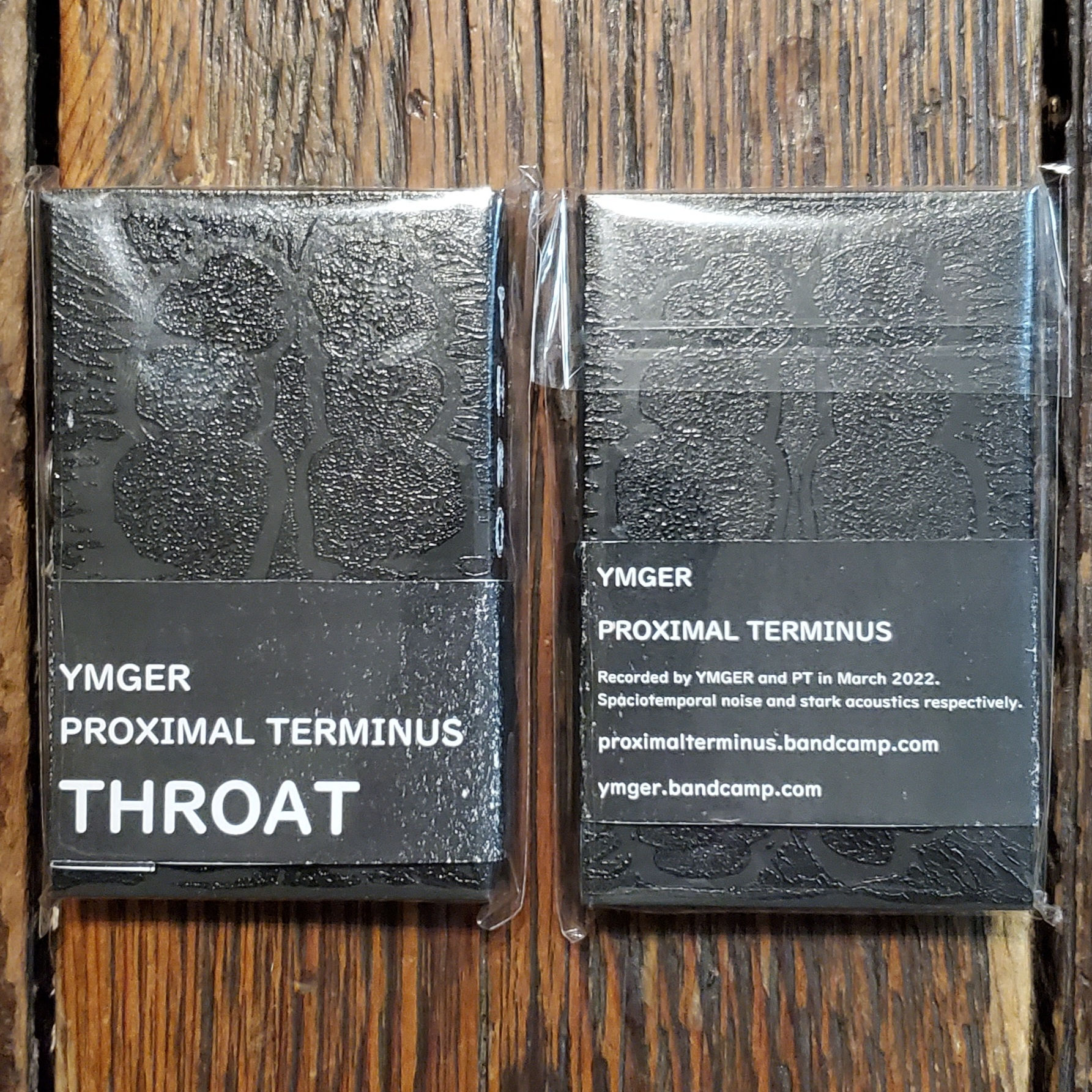 YMGER / PROXIMAL TERMINUS - Screenprinted Split Cassette Tape (NEW!)