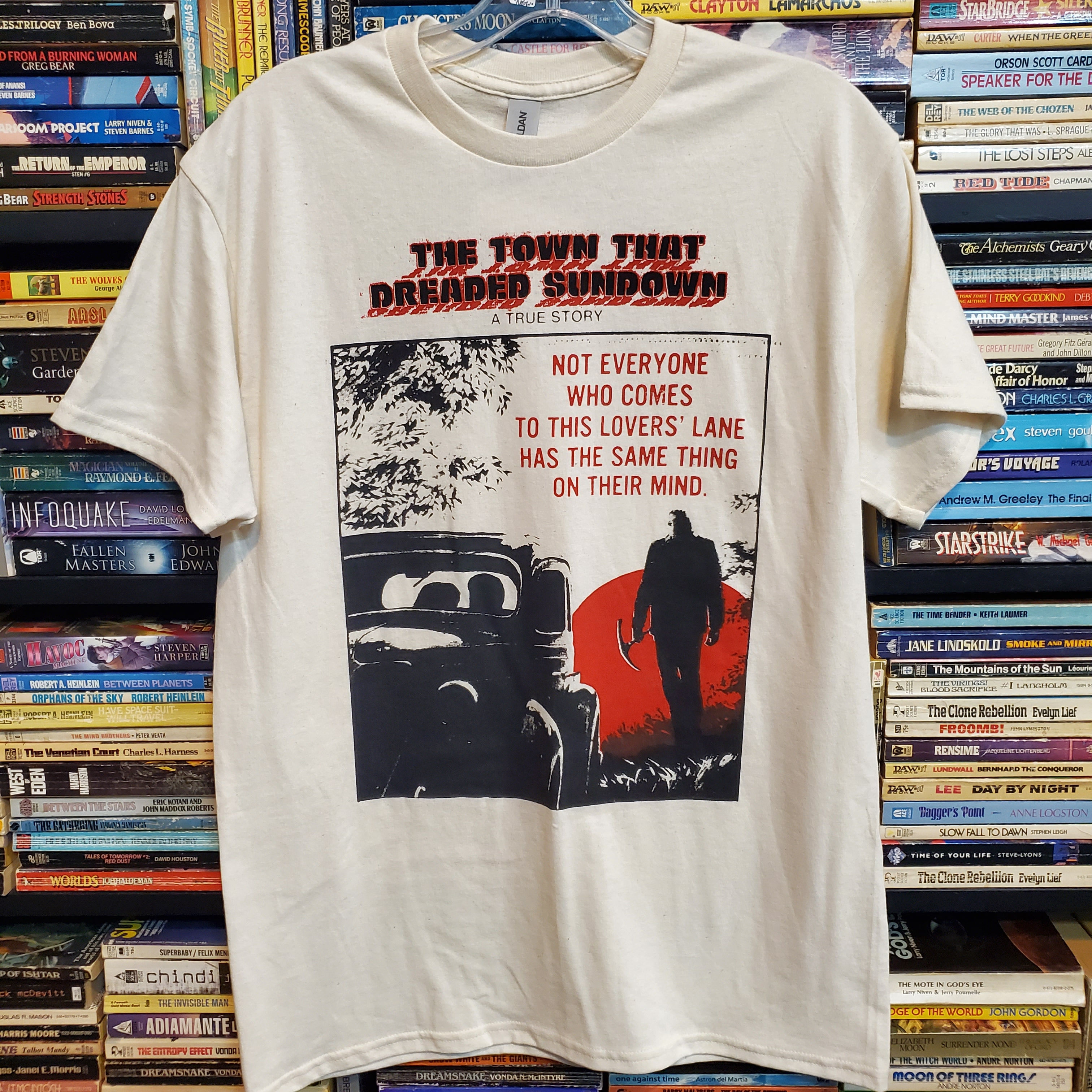 NEW! Medium THE TOWN THAT... Shirt (Hand Screen Printed by Pogo Pope Printing)