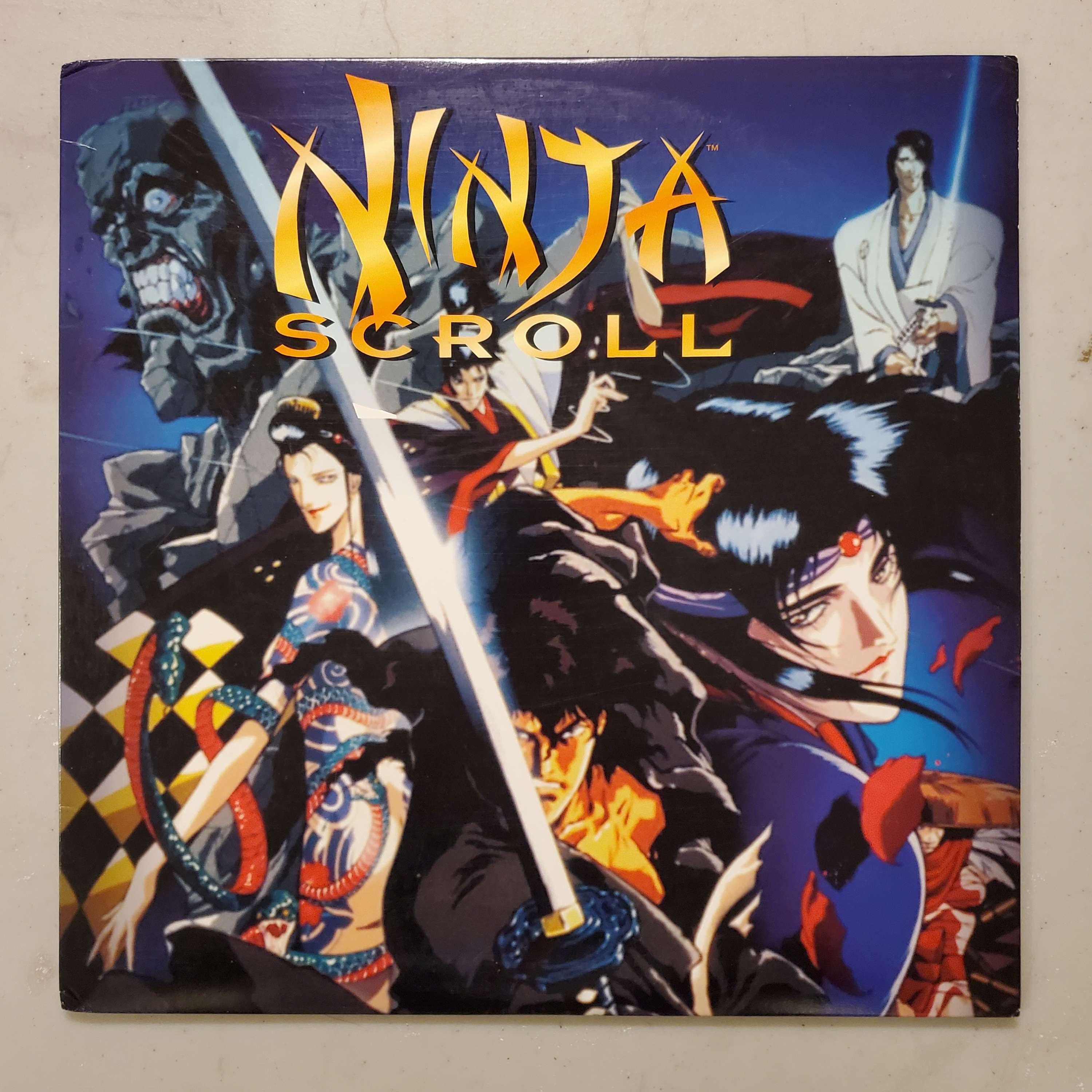 NINJA SCROLL - LASERDISC (Very Rare!!)