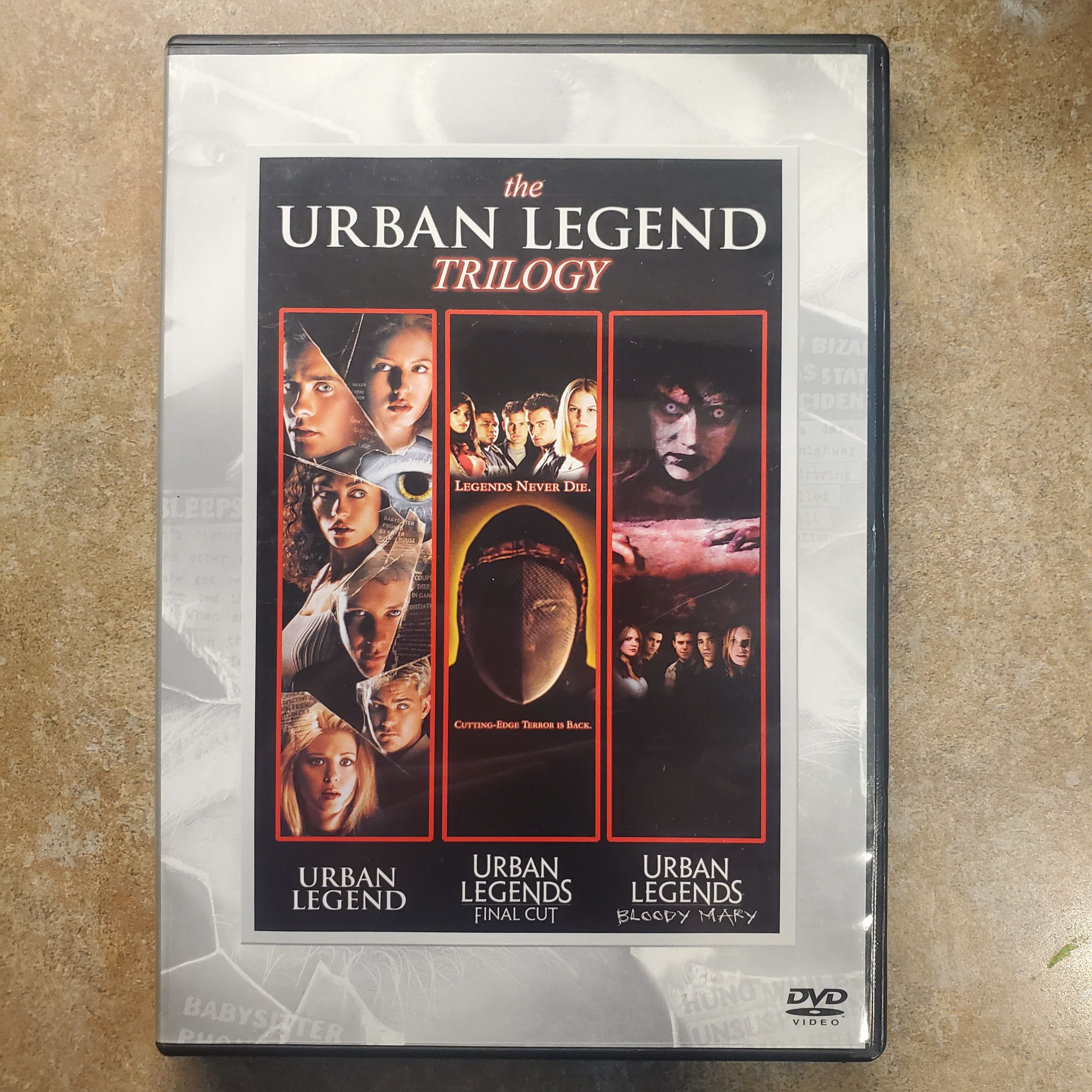 URBAN LEGEND TRILOGY - 3 x DVD