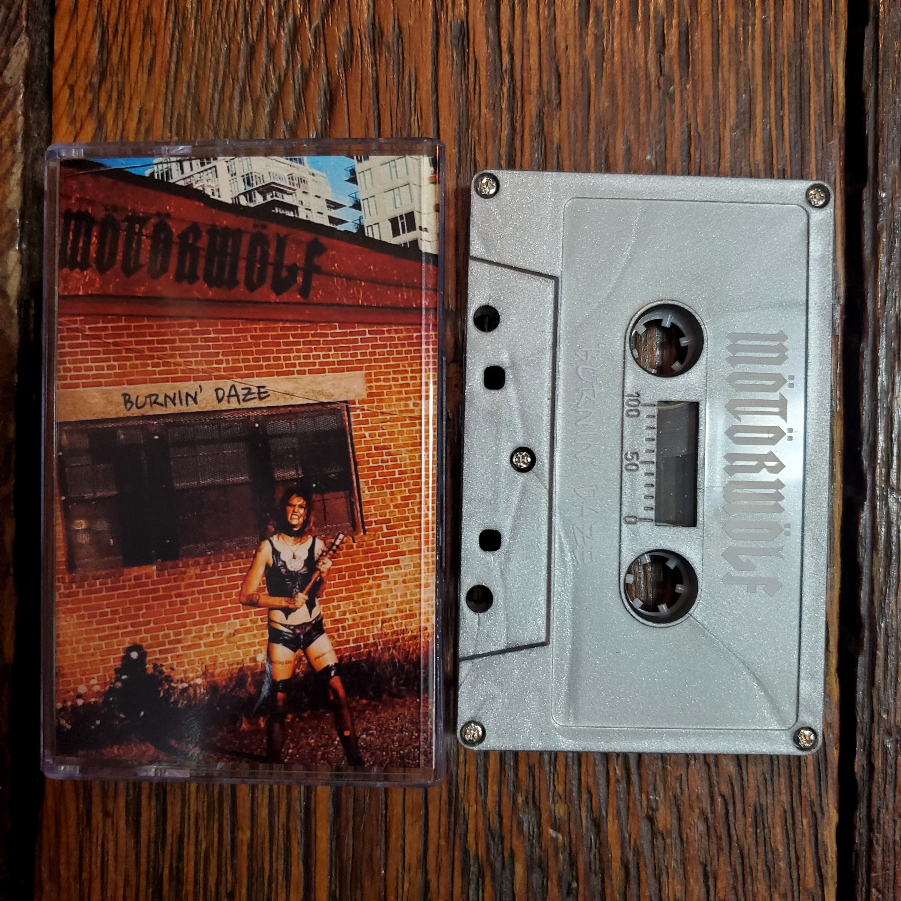 MÖTÖRWÖLF : Burnin' Daze - Cassette Tape (2020)