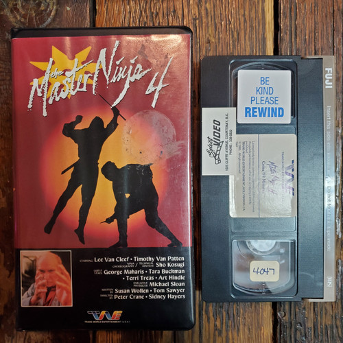 BASS HYPER METHOD4　VHS THE MASTER NINJA 4 - VHS Tape | CAVITY CuriosityShop