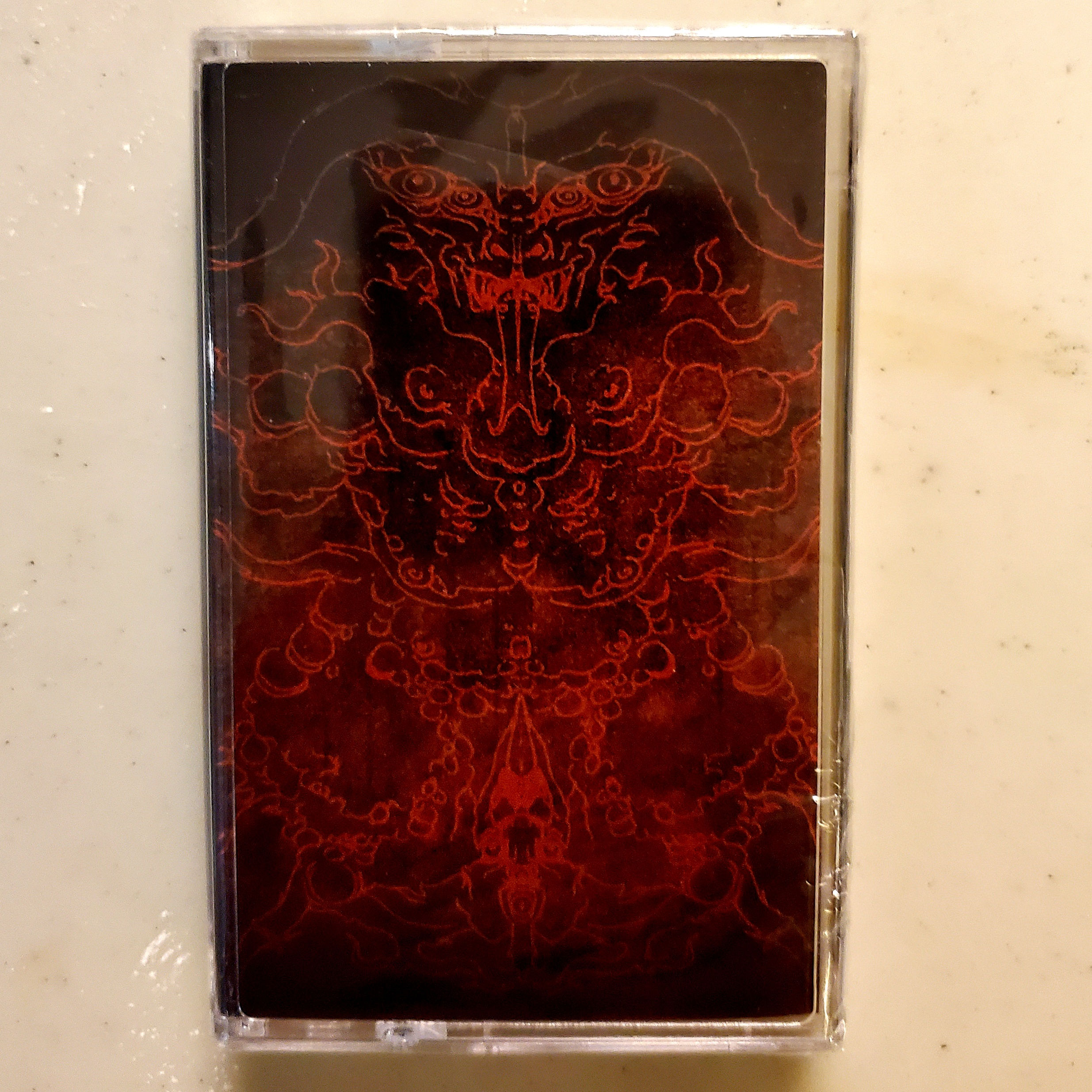 Local NEW!  FUNERARY CALL + CROWN OF BONE - Split Cassette Tape